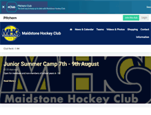 Tablet Screenshot of maidstonehockey.org